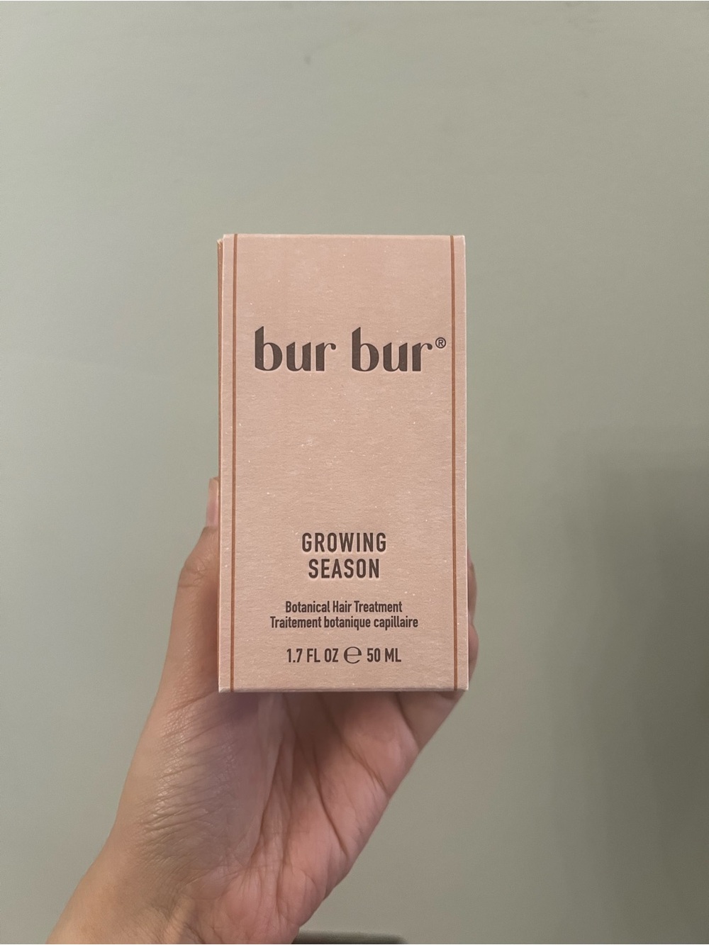 BUR BUR Growing Season Hair Growth And Repair Oil | With Burdock Botanical